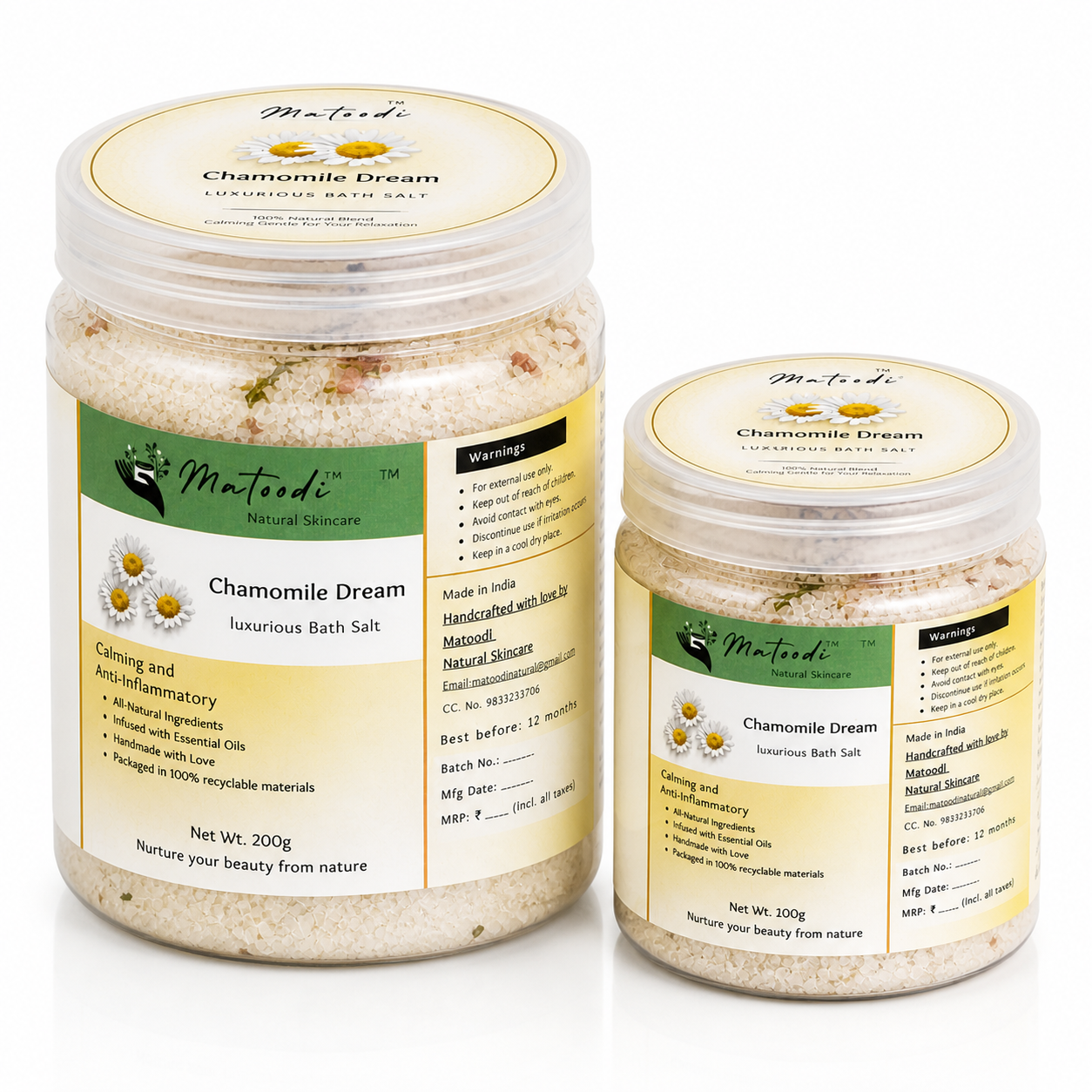chamomile bath salt in India