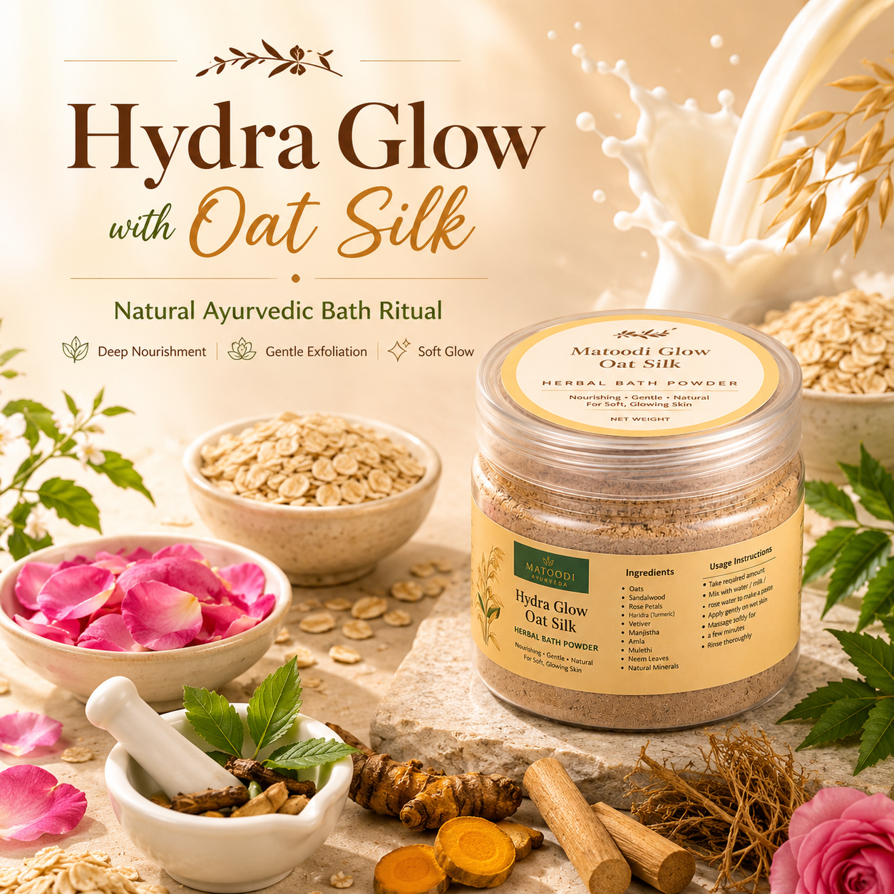 Handmade Herbal Bath Powder
