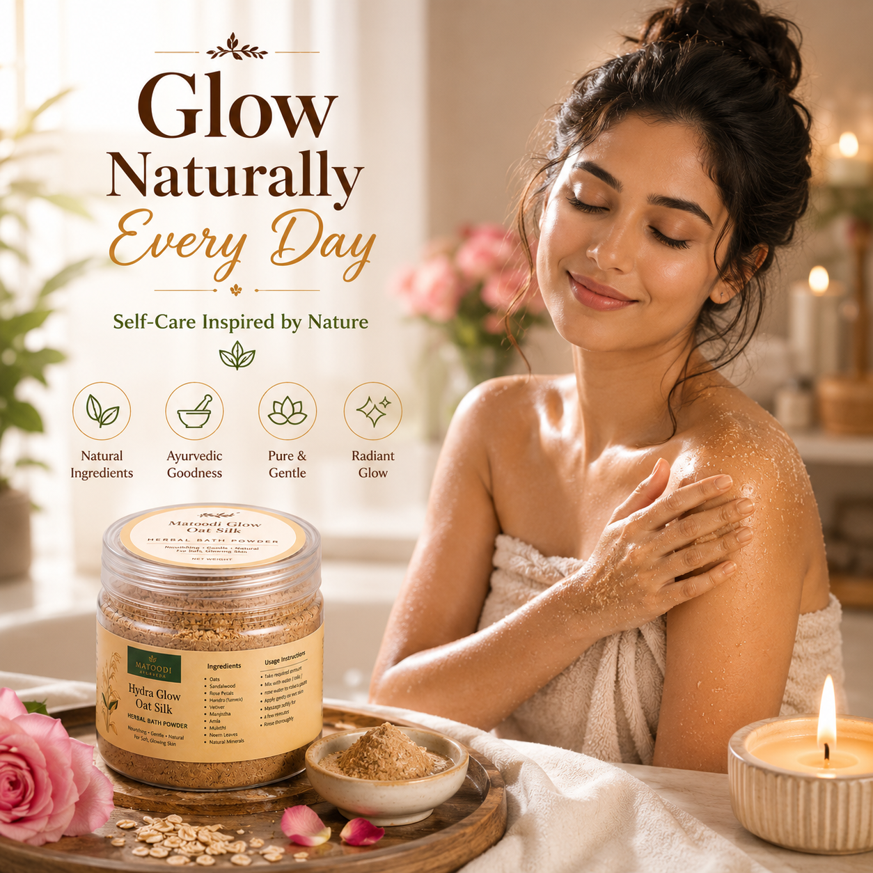 Daily Use Herbal Bath Powder