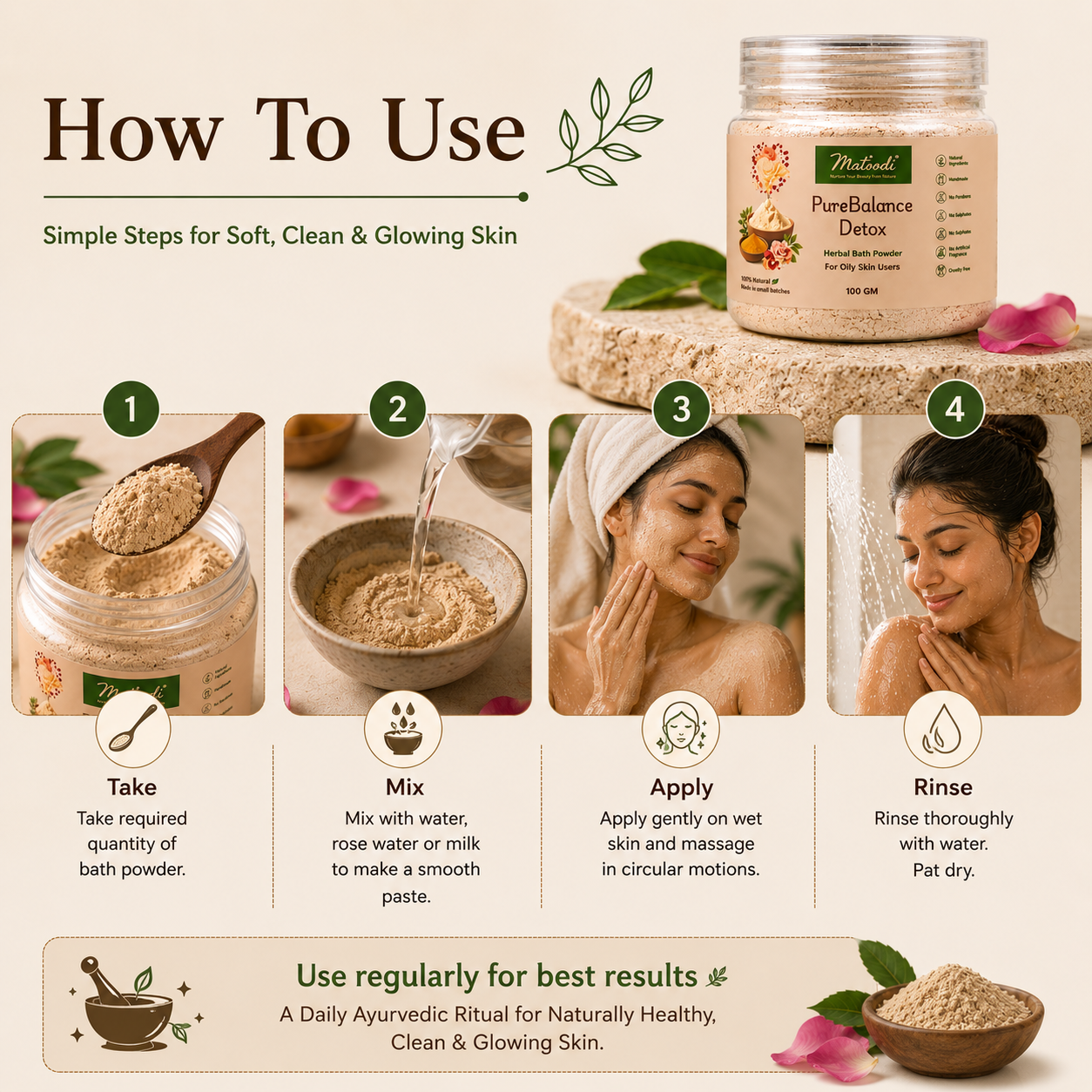 Detox Herbal Bath Powder