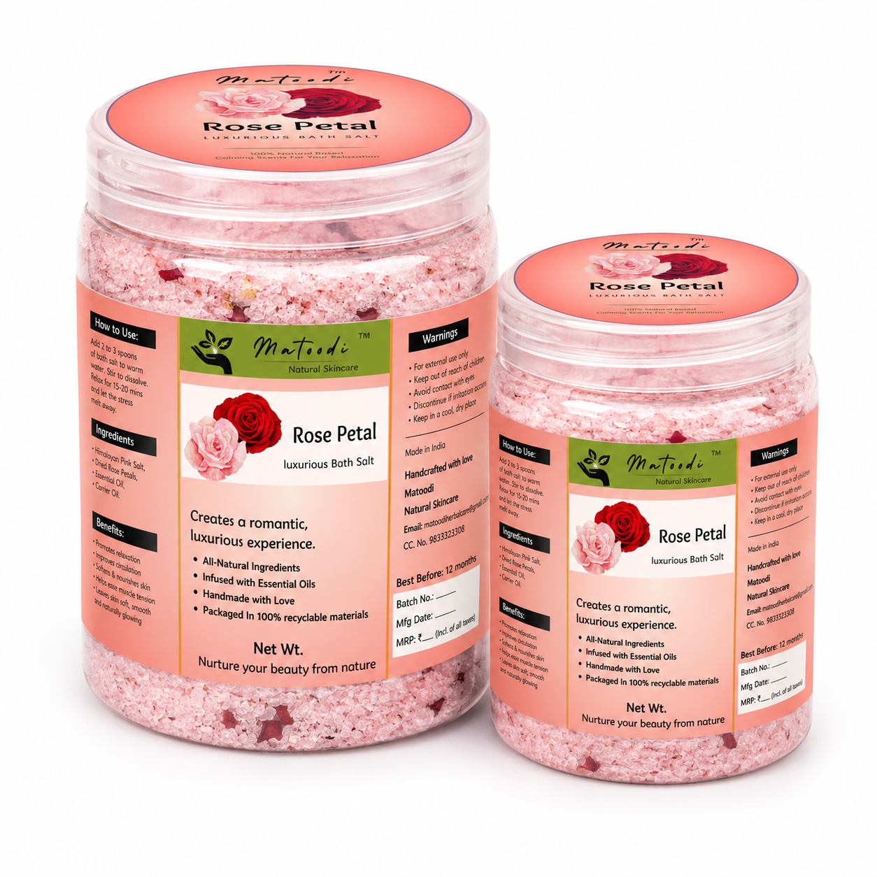 Rose Petal Bath Salt